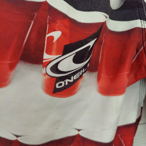 Oneill Board Shorts Beer Pong USA Mens 28 Swim Surf Red Solo Cup - Picture 7 of 9